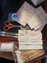 Botiquín de primeros auxilios portátil para personas o familia, tratamiento médico de supervivencia de emergencia para viajes, acampada o senderismo, impermeable al aire libre