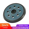 5 Inches 125 MM 8-Hole Back-up Sanding Pad 3/4 Nails Hook and Loop Sander Backing Pad for Electric  Makita Orbital Sander ► Photo 1/6