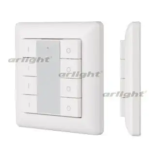 021370 Панель Knob SR-KN9550K8-UP White(KNX, DIM) ARLIGHT