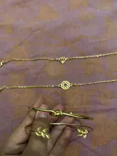 Tocona 4 unids/set moda Bohemia hoja de nudo mano brazalete enlace cadena encanto pulsera brazalete para las mujeres pulseras de oro joyería para mujer 6115