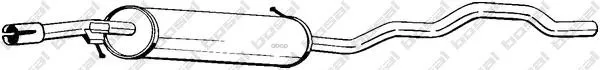 Основной Глушитель Ford Galaxy 2.0 8v/2.3i 16v 97-00 Bosal арт. 285327