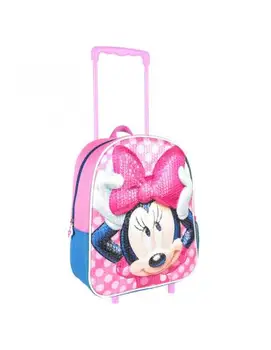 

▷ BACKPACK 3D WITH TROLLEY MINNIE MOUSE