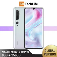 Global Version font b Xiaomi b font Mi Note 10 Pro 256GB ROM 8GB RAM Brand