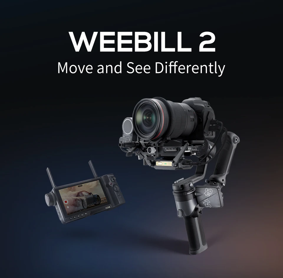 Шарнирный стабилизатор ZHIYUN Weebill 2 для беззеркальной камеры/DSLR 3-осевой Ручной