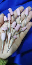 Taladro de cerámica para uñas, cabezales eléctricos de repuesto para manicura, pulido para manicura y pedicura, 12 Uds.