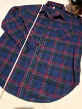 Plaid Shirt Blouse Women Tops Blusas Long-Sleeve Loose Flannel Plus-Size Cotton New-Brand