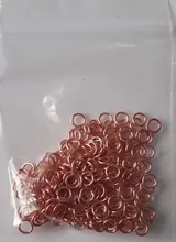 200 unids/lote 3/4/5/6/7/8/10mm, hallazgos de joyería de Metal DIY, único abierto, anillos de salto y anillo dividido para la fabricación de joyas