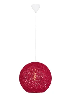 

AVONNI AV-4174-KR-25 Red Painted Pendant, E27, Rope, Plastic, 25