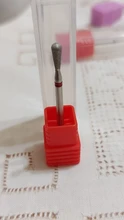 HYTOOS-broca de cutícula rusa de grano fino, puntas de taladro de uñas de diamante lisas, taladro eléctrico de manicura, accesorios de uñas rotativas
