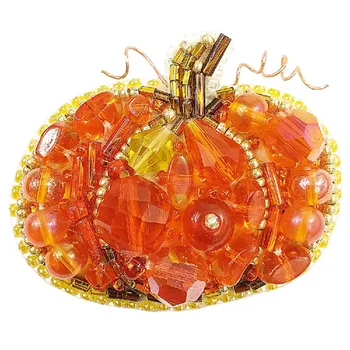 

Bp242 set for making brooches bp-242 'Pumpkin 'brooch 4,5*5,5 cm.
