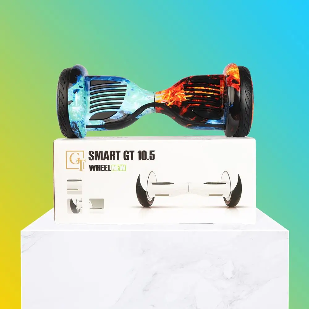 Гироскутер Ховерборд GT SMART Balance 10,5 дюймов с влагозащитой, самобаланс, электрический скейтборд,гироскоп, скутер - Цвет: GT-10.5-A01