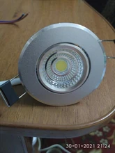 Dimmable LED Downlights Ceiling-Lamp DBF Angle Recessed 220V AC110V 9W 12W 6W COB Round