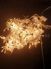 Curtain-Light Garland Led-String Garden Icicle Wedding Birthday-Party 300LED 110V 220V