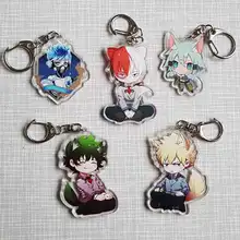 Llaveros de acrílico de doble cara, accesorios de Cosplay de Anime, el país de las Maravillas retorcido, joyería de corazones de rosa