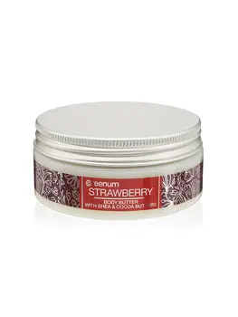 

Greenum shea butter for the body, aroma "strawberry", 125gr.