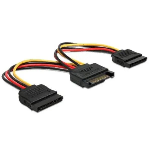 SATA I к II силовой кабель DELOCK 60105 15 см |