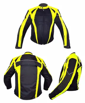

New Men Black Motorcycle Textile Mesh Jacket Waterproof Cordura Motorbike CE Armours