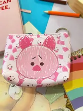 Disney-cartera con caricaturas para niños, monedero de Mickey Mouse, regalo para niña y niño, bolso de almacenamiento con llave colgante, Cartera de paquete para chico y Frozen