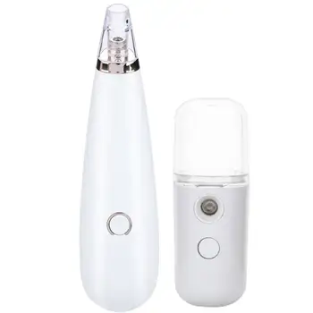 

Electric Facial Vacuum Pore Cleaner Acne Blackhead Removal Extractor Machine USB Rechargeable Spot Cleaner+Mini Face Sprayer