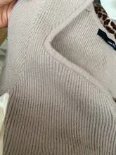 DEAT-suéter de punto con cuello cuadrado corto para mujer, Jersey holgado de manga larga con cuello en V, moda de otoño, 13U090, 2021