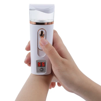 

3 In1 USB Facial Steamer Nano Steamer Handy Facial Spray Moisture Face Sprayer Rechargeable Mini Humidifier Water Hydrating