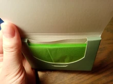 Paquete de 100 hojas de papel para limpieza Facial, papel de limpieza, Control de aceite, absorbente, herramientas de maquillaje de belleza, té verde