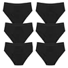 4Layer Bamboo Sexy Leakproof Menstrual Panties New Breathable Fast Absorbent Underwear Women Menstrual Briefs plus size lingerie