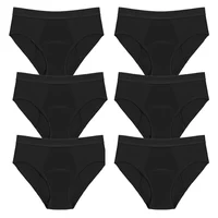 4Layer Bamboo Sexy Leakproof Menstrual Panties New Breathable Fast Absorbent Underwear Women Menstrual Briefs plus size lingerie