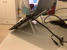 Soporte plegable para portátil, Base de refrigeración para Macbook Pro, ordenador portátil