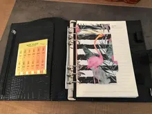 Moterm Luxe-planificador de anillos A5 con carpeta de anillos de 30mm, Agenda, organizador de granos Crocs, diario, Bloc de notas, cuaderno de bocetos