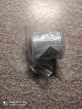 Cordón de hilo de poliéster elástico transparente con cuentas para fabricación de joyas