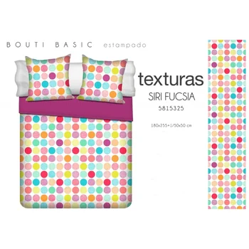 

TEXTURES HOME SECRET Quilt Bouti Summer Basic SIRI Fuchsia or Blue 180X255 cms