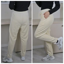 Corduroy Pants Trousers Velvet Fleece Winter Thick Black Female Women Straight for Workout