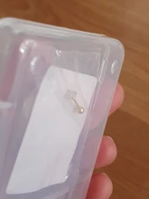 BOAKO Ins 1 Uds Mini Pendientes de diamantes para mujer 925 Pendientes tipo botón de plata fina joyería Piercing de oreja esposas Pendientes de botón Pendientes #4,1