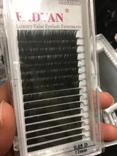 Extensiones de pestañas falsas, 16 filas, rizado C D, Fadvan, visón Natural, pestañas para Building