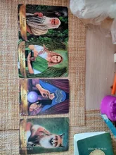 Las cartas del Tarot cubierta juegos inglés versión Tarot tarjeta el espíritu Animal Oracle juego de mesa para fiesta de la Familia Diversión jugando juegos