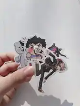 Juego Danganronpa mixto para niños, pegatinas impermeables DIY para Snowboard, portátil, equipaje, nevera, guitarra, grafiti, pegatina de juguete, 10/30/50 Uds.