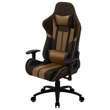 

Gamer thunderx3 chair bc3 boss chocolate brown-frame steel-adjustable scraps-butterfly mechanism-piston class