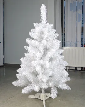 

New New Year artificial Christmas tree fir pine Queen premium white no cones PVC 100/120/150/180/220/250/300 cm
