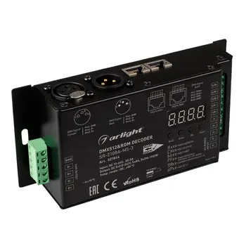 

021844 decoder DMX sr-2108a-m5-3 (12-36V, 480-1440W, 5ch) 1 pc Arlight