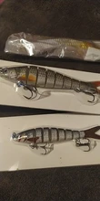 Wobblers Fishing-Tackle Hard-Bait Swimbait Sinking Bass Multi-Jointed Segments 8 Lure