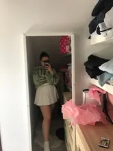 Minifalda plisada de cintura alta para mujer, Bordado de letras de cintura delgada, uniforme de tenis informal, a la moda, 2021