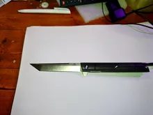 Folding Knife Ball-Bearings G-10-Handle Ceramics Non-Slip DC53 Steel Hunting FORESAIL