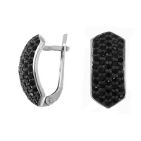 

Silver earrings with cubic zirconia