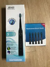 Electric Toothbrush Replacement-Heads-Set Usb-Charger Seago Sonic Adult SG-507 5-Mode