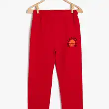 Coton Kids/красные спортивные штаны с принтом для мальчиков