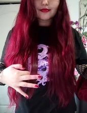 LISI HAIR-extensiones de cabello sintético de fibra de alta temperatura para mujer, extensiones de pelo de línea de pescado de 24 pulgadas, color marrón, Rubio, Ondulado Natural