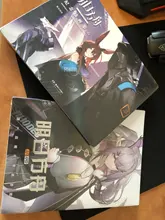 Arknights-Libro de colección de ilustración de juego, libro de tapa dura, álbum de pintar, póster, postal oficial