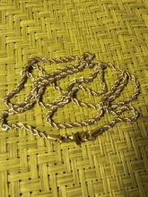 Collar de cadena de cuerda retorcido de Color dorado para hombre, rapero de Hip Hop, gargantilla de cadena de acero inoxidable de 3MM, Gargantilla minimalista, joyería C022