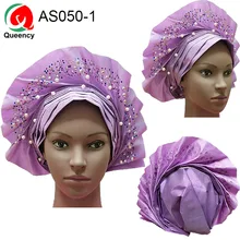 AS050 DHL- новые sego головные уборы красивые африканские женские уже ручной работы Sego Авто hele с красочными бусинами и бисером вечерние